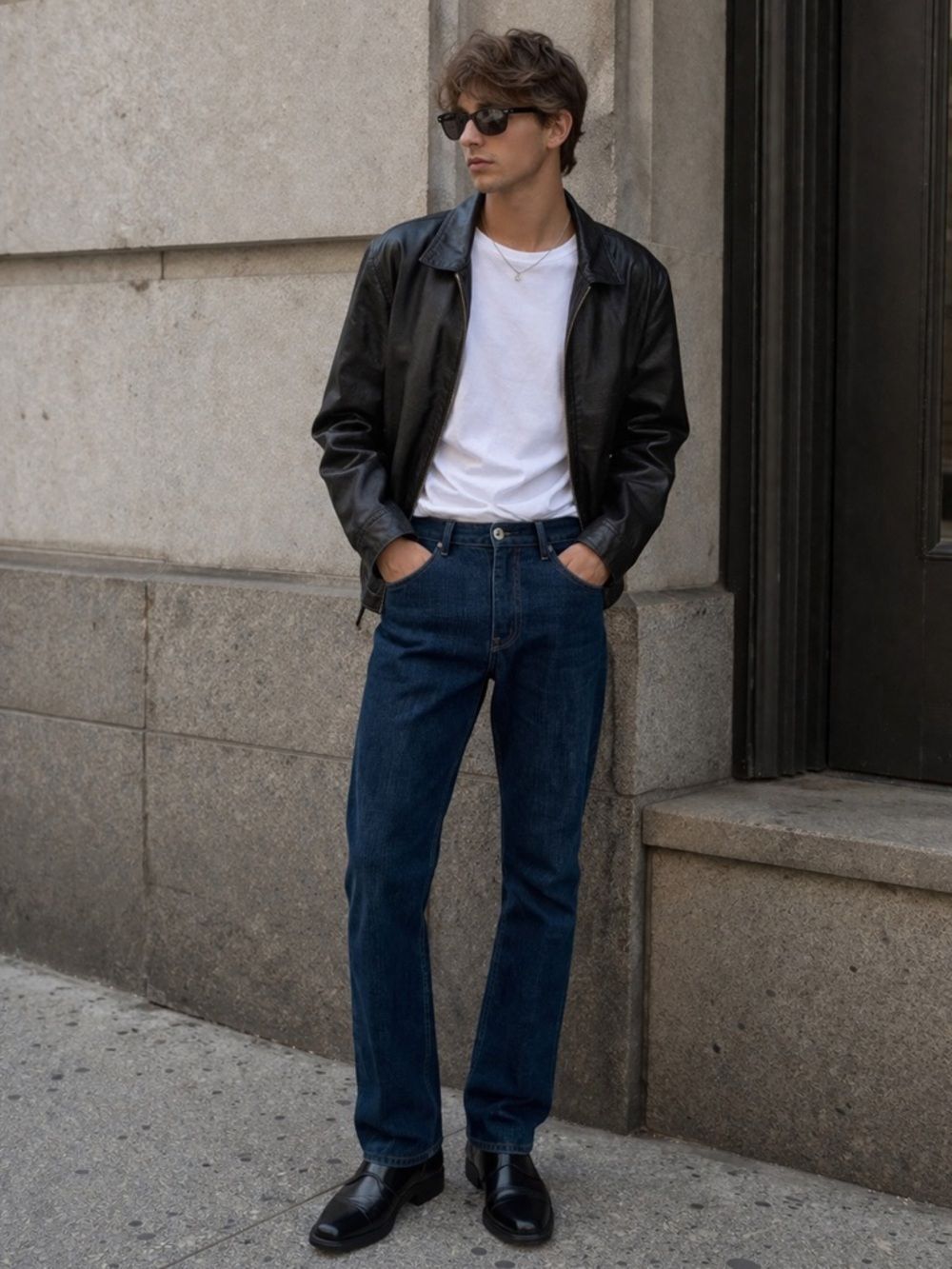 3x1 NYC M5 Low Rise Slim Jean in Raw Wash 36